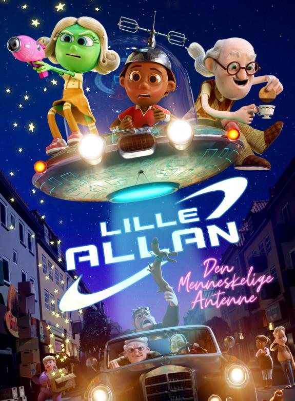 Lille Allan - den mänsklige antennen poster