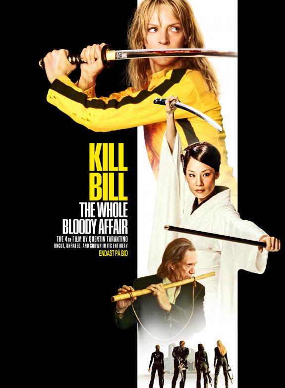 Kill Bill: The whole bloody affair poster