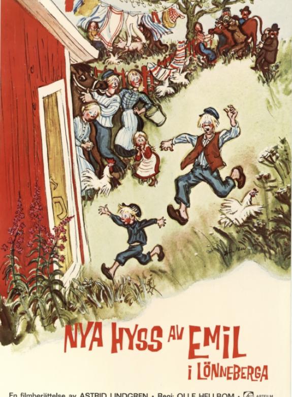 Nya hyss av Emil i Lönneberga poster