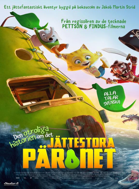 Den otroliga historien om det jättestora päronet poster