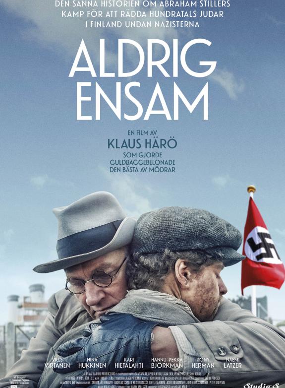 Aldrig ensam poster